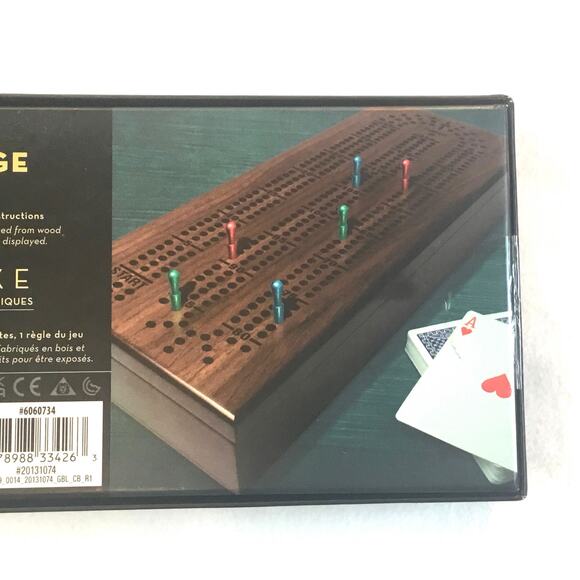 Cribbage Game New in Box Deluxe Cardinal Legacy 2-4 Players - Picture 4 of 5